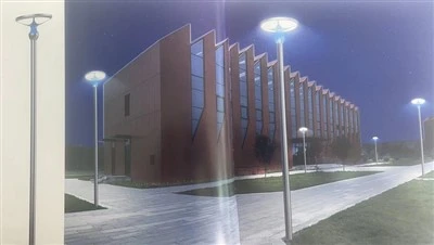 Galvanized Alloy Glowing Garden Light