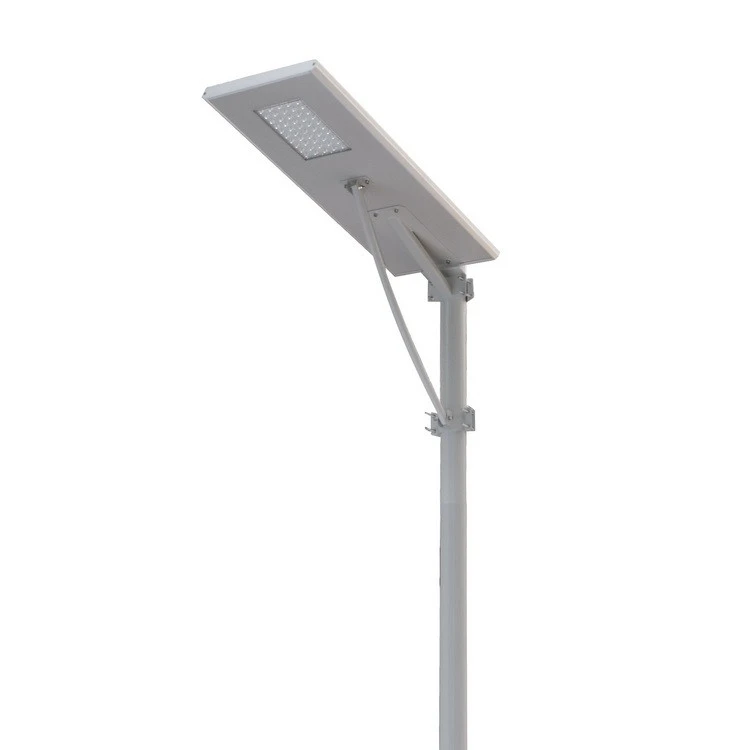 Solar Chrome Finish LED Light