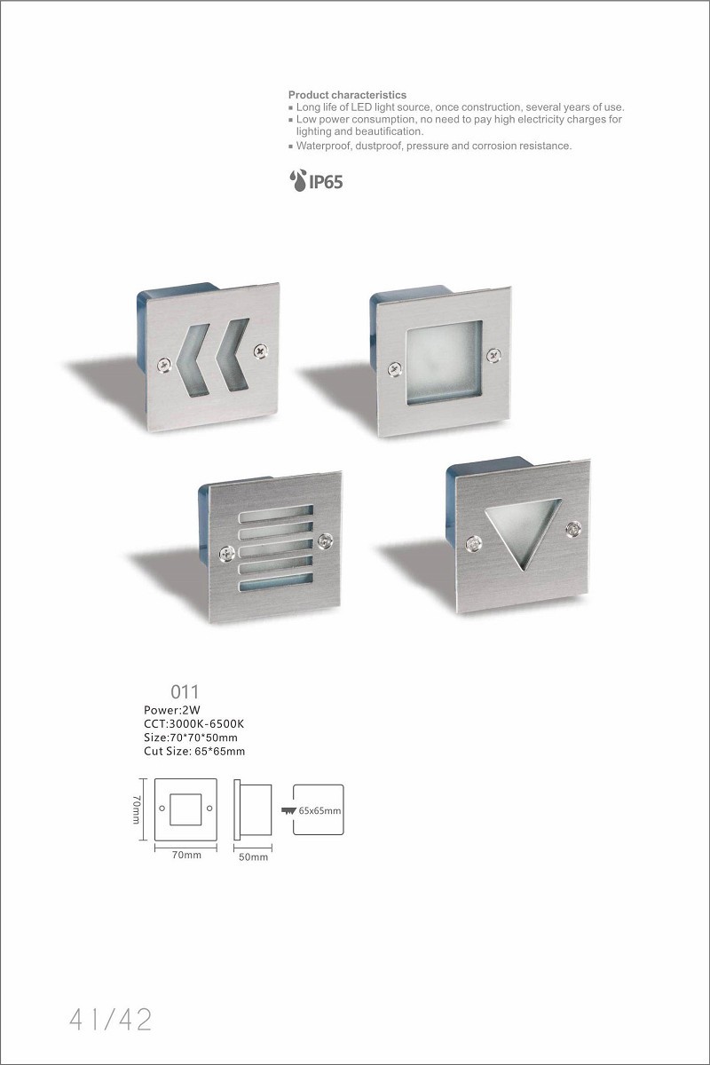 Wall Buried Foot Lamp